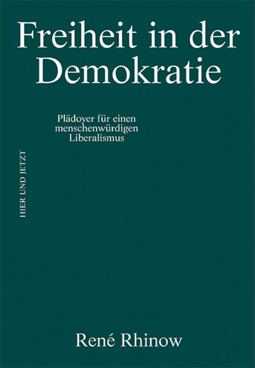 Produktbild: Freiheit in der Demokratie