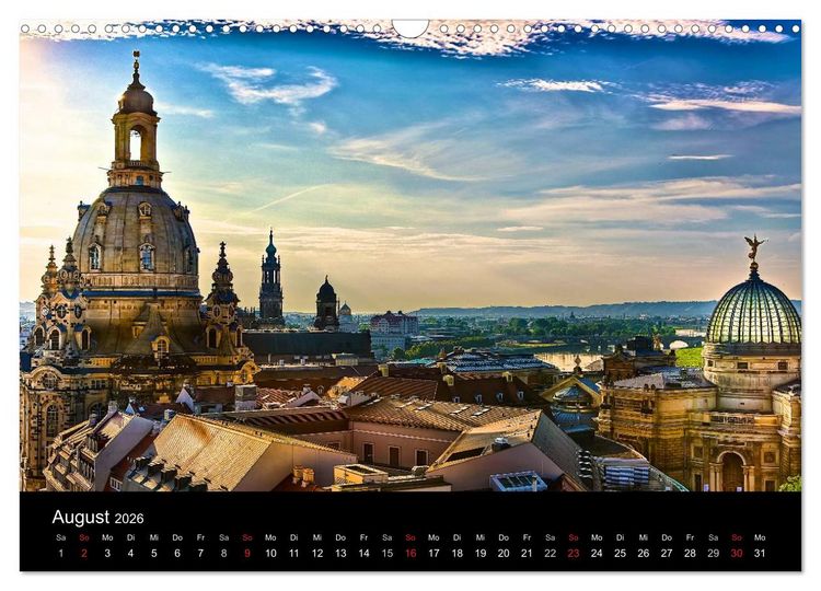 Produktbild: Dresden 2026 (Wandkalender 2026 DIN A3 quer), CALVENDO Monatskalender