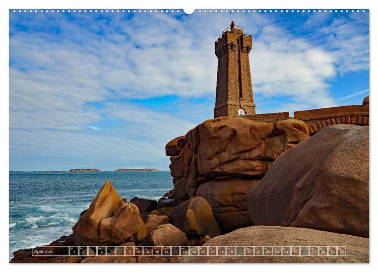 Produktbild: Anblicke und Ausblicke in der Bretagne (hochwertiger Premium Wandkalender 2026 DIN A2 quer), Kunstdruck in Hochglanz
