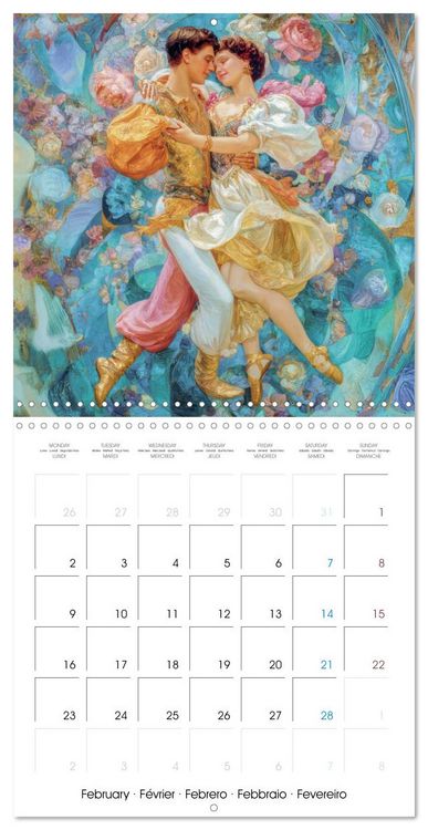 Produktbild: Stylish Women Art Nouveau Era (Wall Calendar 2026 12 &times; 12 Inch) CALVENDO 12 Month Wall Calendar