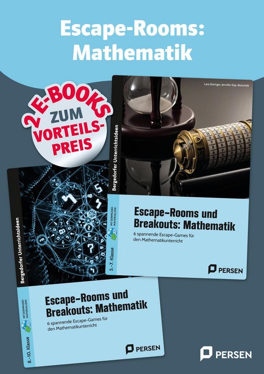 Produktbild: Doppelband: Escape-Rooms Mathematik - Sek