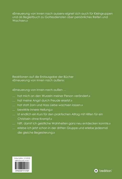 Produktbild: Erneuerung von innen nach au&szlig;en, Leiterheft