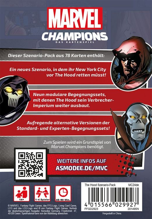Produktbild: Marvel Champions Das Kartenspiel - The Hood
