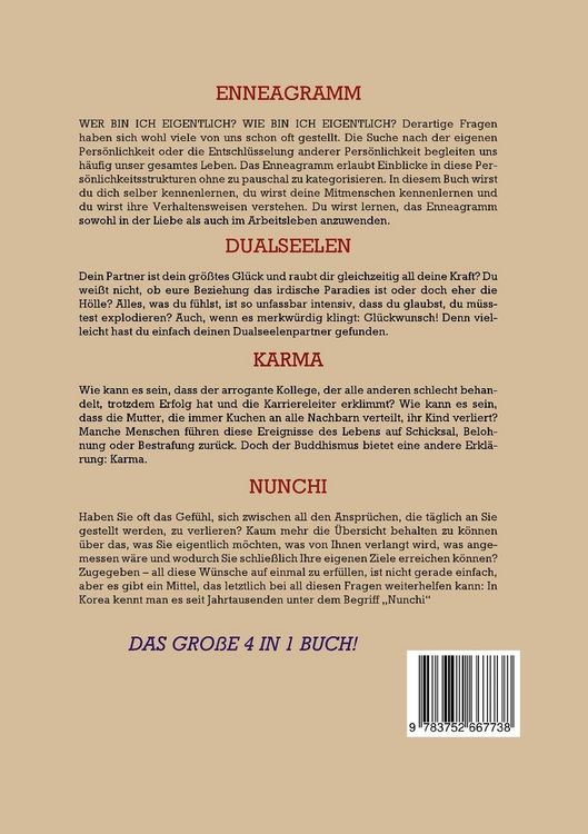 Produktbild: Enneagramm | Dualseelen | Karma | Nunchi: Das gro&szlig;e 4 in 1 Buch!