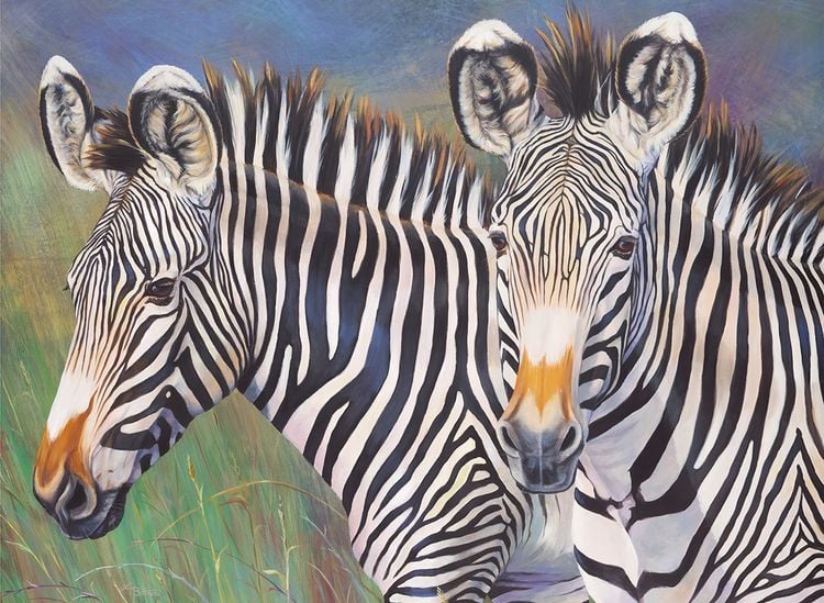 Produktbild: PRACHT Malen nach Zahlen Junior Zebras