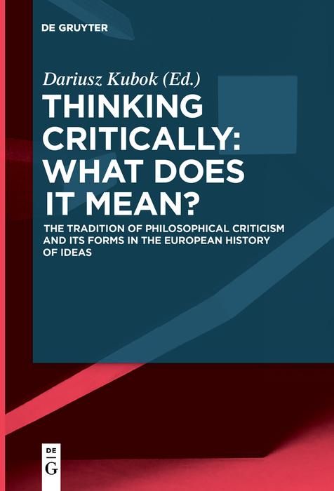 Produktbild: Thinking Critically: What Does It Mean?