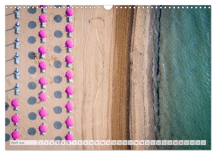 Produktbild: Lignano in Italien. Sommer Strand und Meer (Wandkalender 2026 DIN A3 quer), CALVENDO Monatskalender
