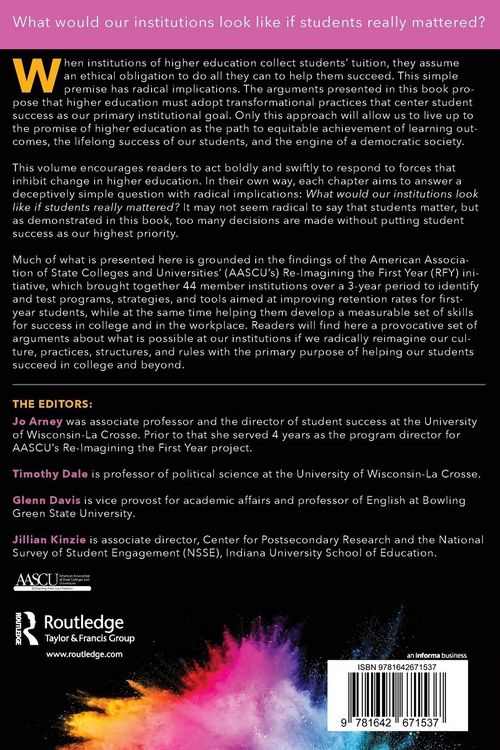 Produktbild: Radical Reimagining for Student Success in Higher Education