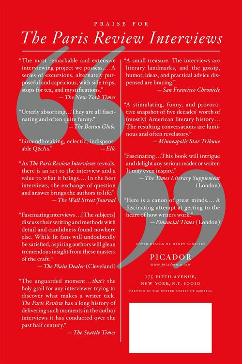 Produktbild: The Paris Review Interviews, Vol. III