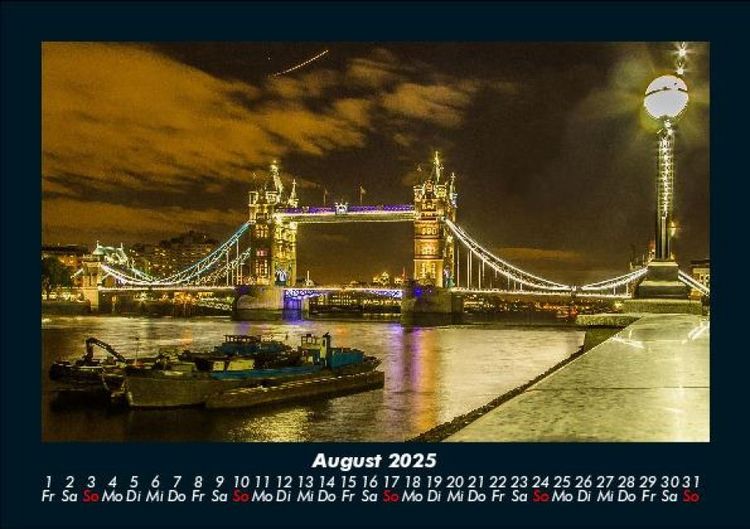 Produktbild: London 2025 Fotokalender DIN A5