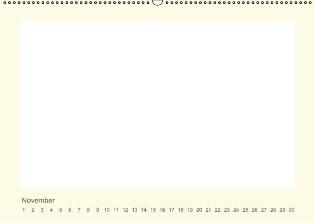 Produktbild: Immerw&auml;hrender Kalender zum selber Gestalten (Wandkalender immerw&auml;hrend DIN A4 quer)