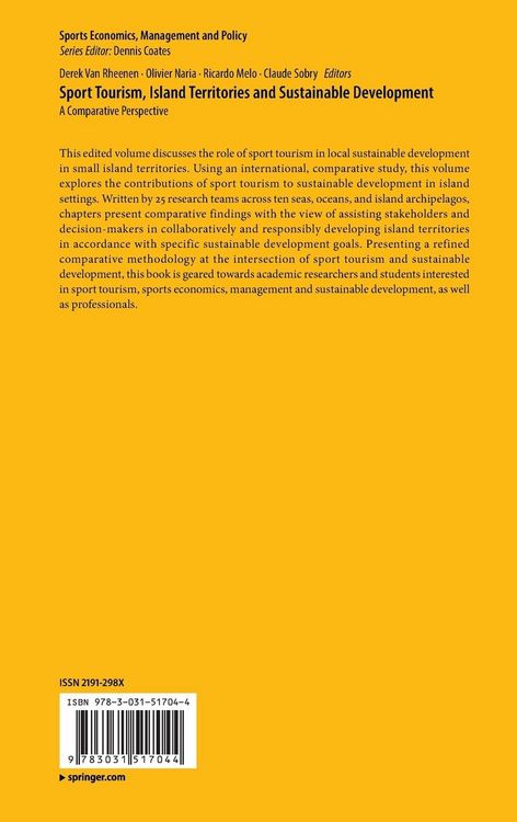 Produktbild: Sport Tourism, Island Territories and Sustainable Development