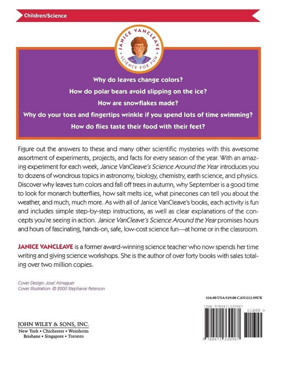 Produktbild: Janice Vancleave's Science Around the Year