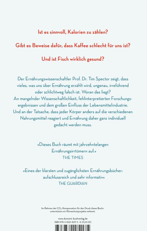 Produktbild: Die Wahrheit &uuml;ber unser Essen