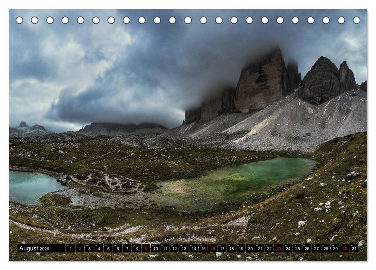 Produktbild: Dolomiten - S&uuml;dtirol (Tischkalender 2026 DIN A5 quer), CALVENDO Monatskalender