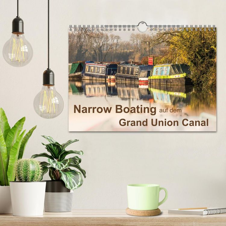 Produktbild: Narrow Boating auf dem Grand Union Canal (Wandkalender 2026 DIN A4 quer), CALVENDO Monatskalender