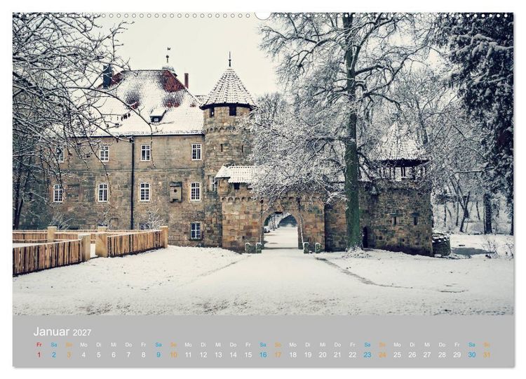 Produktbild: Coburger Land - Burgen und Schl&ouml;sser (hochwertiger Premium Wandkalender 2027 DIN A2 quer), Kunstdruck in Hochglanz