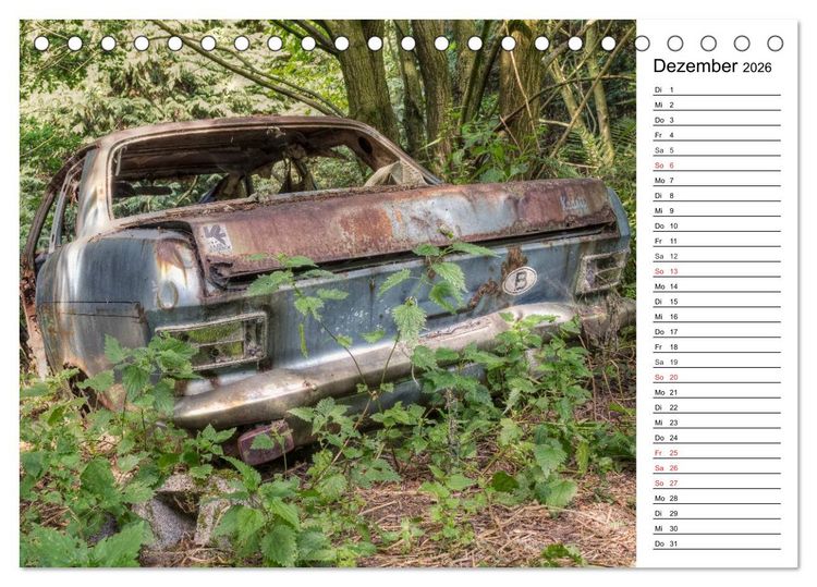 Produktbild: Rostlauben - vergessene Klassiker (Tischkalender 2026 DIN A5 quer), CALVENDO Monatskalender