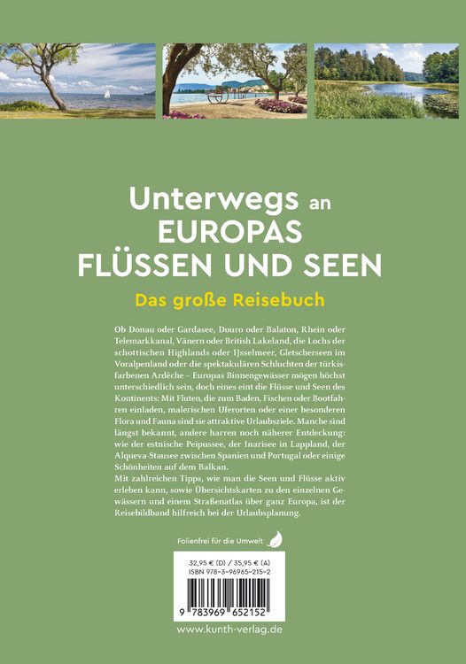 Produktbild: KUNTH Unterwegs an Europas Fl&uuml;ssen und Seen