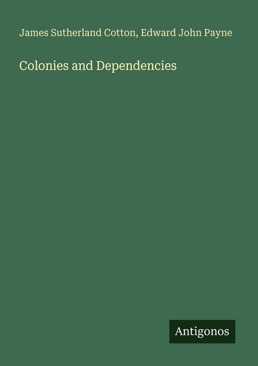 Produktbild: Colonies and Dependencies