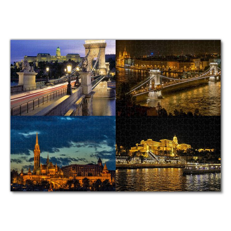 Produktbild: Lais Puzzle Collage Budapest 1000 Teile
