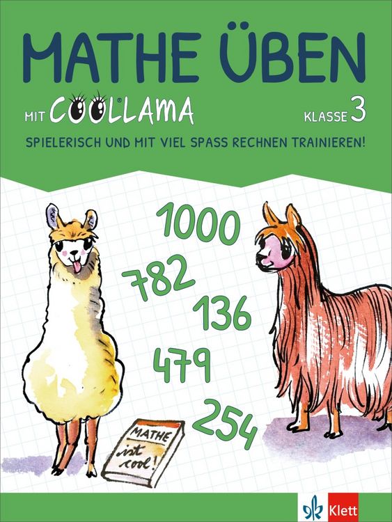 Produktbild: Mathe &uuml;ben mit Coollama 3. Spielerisch und mit viel Spa&szlig; rechnen trainieren!