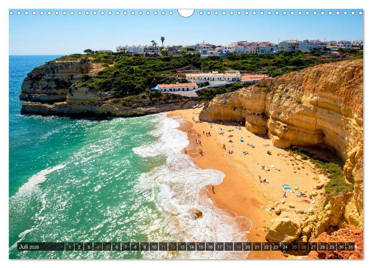 Produktbild: ALGARVE - Urlaub f&uuml;r die Seele (Wandkalender 2026 DIN A3 quer), CALVENDO Monatskalender