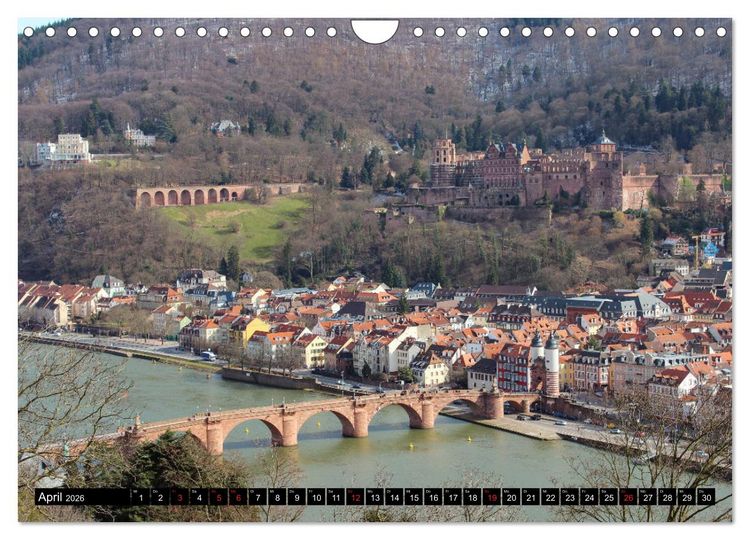 Produktbild: Historisches Heidelberg (Wandkalender 2026 DIN A4 quer), CALVENDO Monatskalender