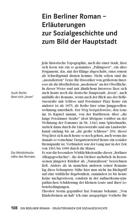 Produktbild: Klett Lekt&uuml;rehilfen Theodor Fontane, Irrungen, Wirrungen