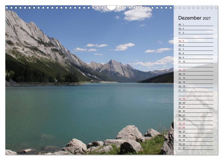 Produktbild: Rocky Mountains 2027 (Wandkalender 2027 DIN A3 quer), CALVENDO Monatskalender