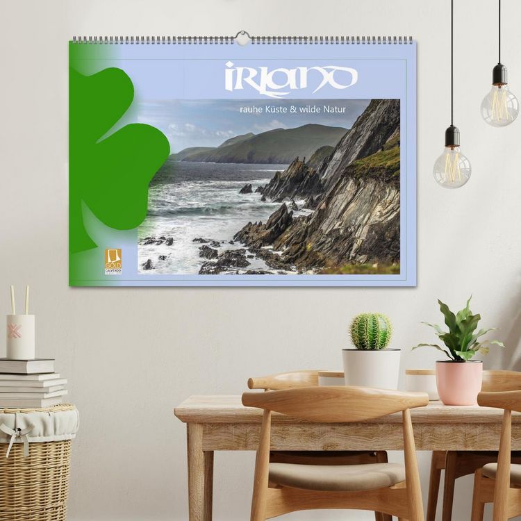 Produktbild: Irland - Rauhe K&uuml;ste und Wilde Natur (Wandkalender 2026 DIN A2 quer), CALVENDO Monatskalender