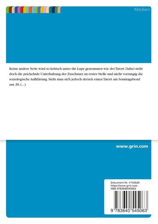 Produktbild: Die Realit&auml;t des Tatorts