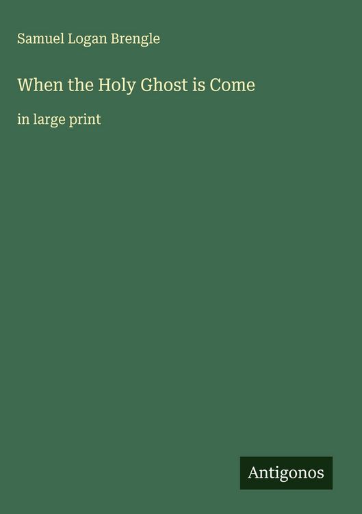 Produktbild: When the Holy Ghost is Come
