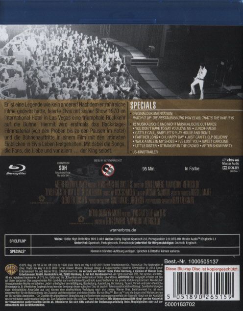 Produktbild: Elvis Presley - That's the Way it is