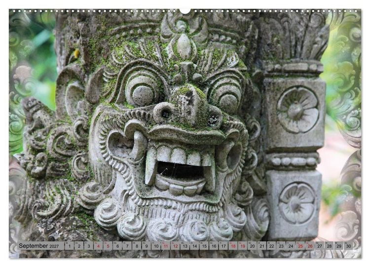 Produktbild: Bali - Tempelw&auml;chter und D&auml;monen (hochwertiger Premium Wandkalender 2027 DIN A2 quer), Kunstdruck in Hochglanz
