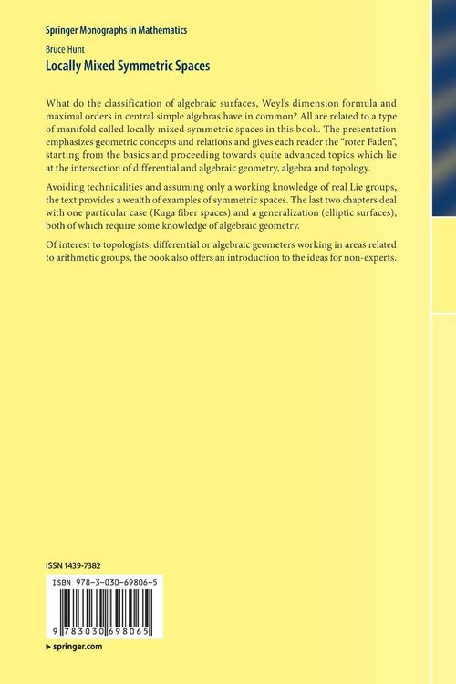 Produktbild: Locally Mixed Symmetric Spaces
