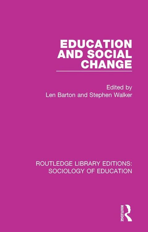 Produktbild: Education and Social Change