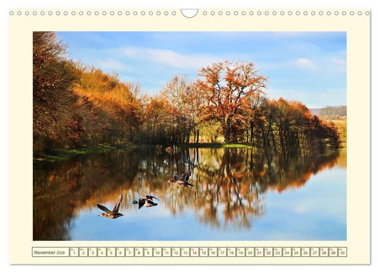 Produktbild: Mein sch&ouml;nes Land - Landliebe Wetterau (Wandkalender 2026 DIN A3 quer), CALVENDO Monatskalender