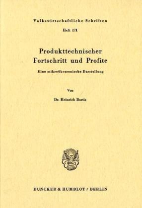 Produktbild: Produkttechnischer Fortschritt und Profite.