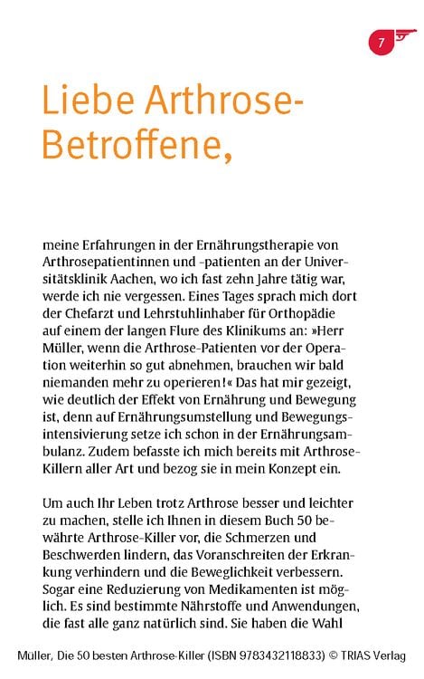Produktbild: Die 50 besten Arthrose-Killer