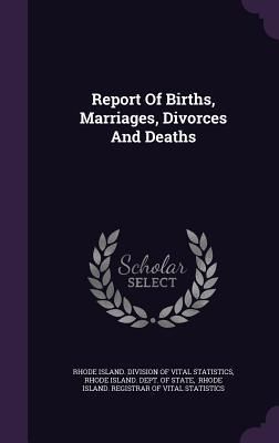 Produktbild: Report Of Births, Marriages, Divorces And Deaths
