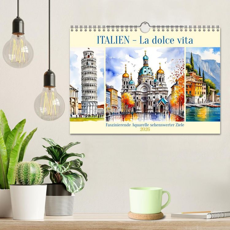 Produktbild: Italien - La dolce vita (Wandkalender 2026 DIN A4 quer), CALVENDO Monatskalender