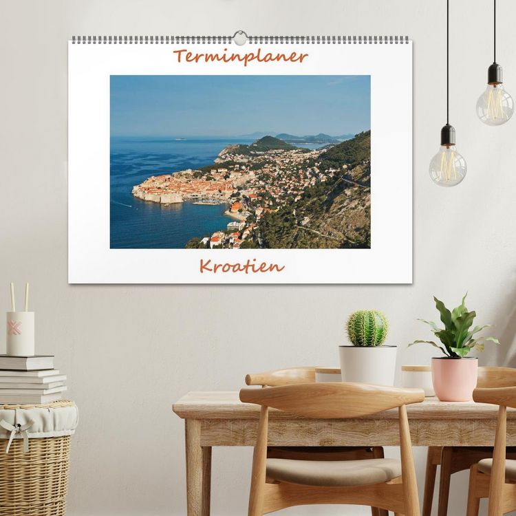 Produktbild: Kroatien, Terminplaner (Wandkalender 2026 DIN A2 quer), CALVENDO Monatskalender