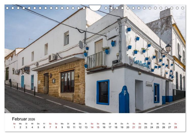 Produktbild: Conil de la Frontera - Ein traumhaftes andalusisches Dorf am Atlantik (Wandkalender 2026 DIN A4 quer), CALVENDO Monatskalender