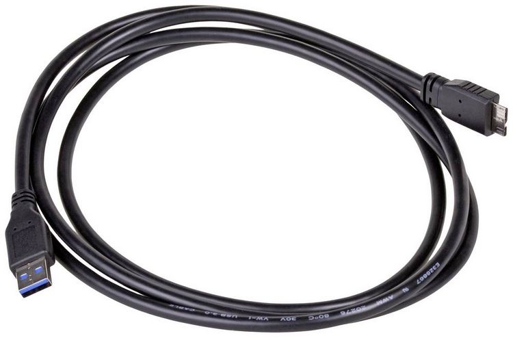 Produktbild: Akyga USB-Kabel USB-A Stecker, USB-Micro-B 3.0 Stecker 1.80m Schwarz AK-USB-13