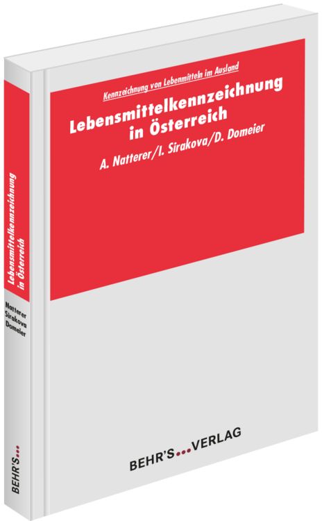 Produktbild: Lebensmittelkennzeichnung in &Ouml;sterreich