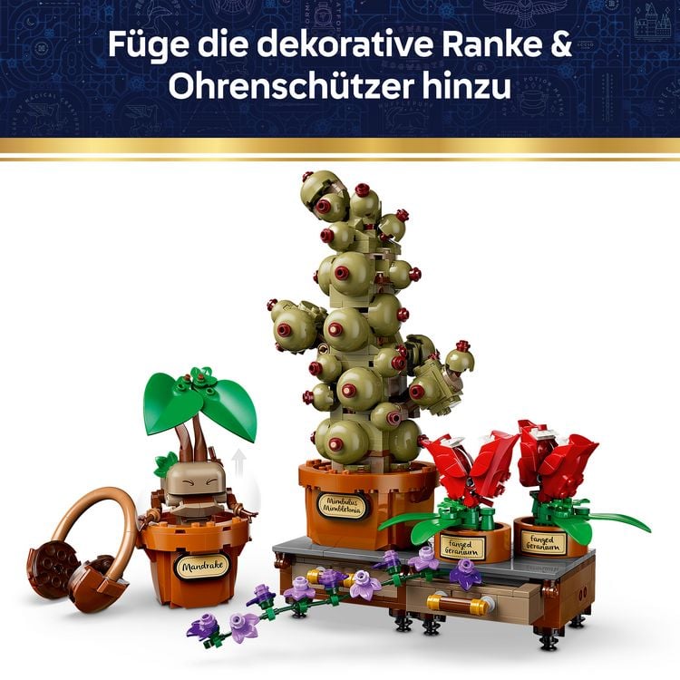 Produktbild: LEGO Harry Potter 76474 Schloss Hogwarts: Kr&auml;uterkunde-Pflanzen, Spiel