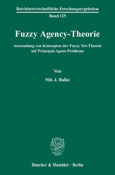 Produktbild: Fuzzy Agency-Theorie.