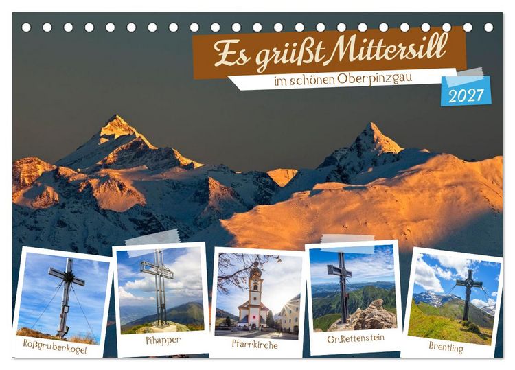 Produktbild: Es gr&uuml;&szlig;t Mittersill (Tischkalender 2027 DIN A5 quer), CALVENDO Monatskalender