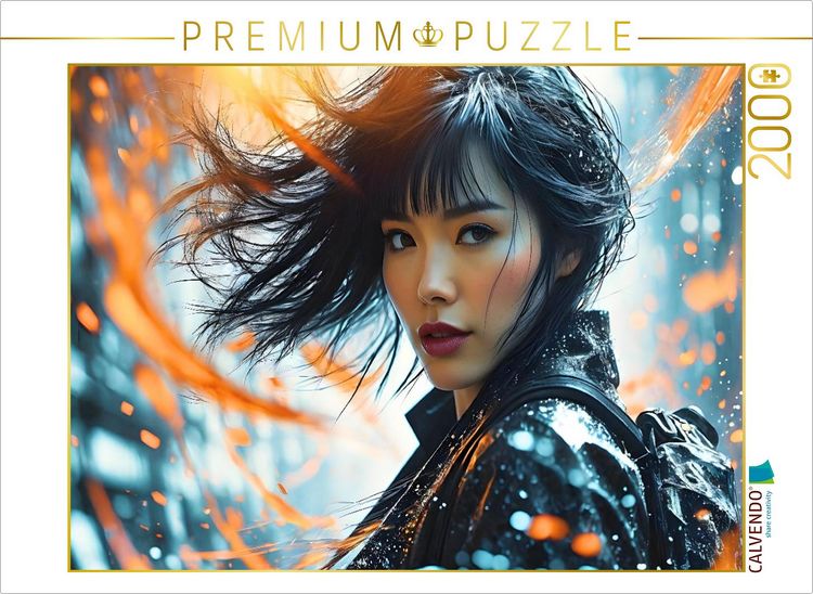 Produktbild: CALVENDO Puzzle Japanerin in einer verworrenen Traumwelt | 2000 Teile Lege-Gr&ouml;&szlig;e 90x67cm Foto-Puzzle f&uuml;r gl&uuml;ckliche Stunden